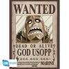 ONE PIECE Poster Wanted God Usopp (52x38cm)