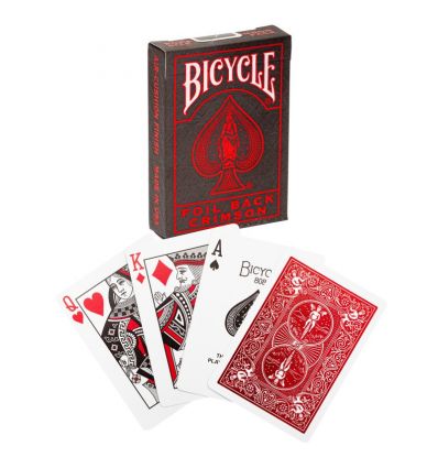 Bicycle Cards Metalluxe Red