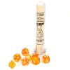 Set de dés : Lab Dice Borealis Blood Orange / White CHX30052