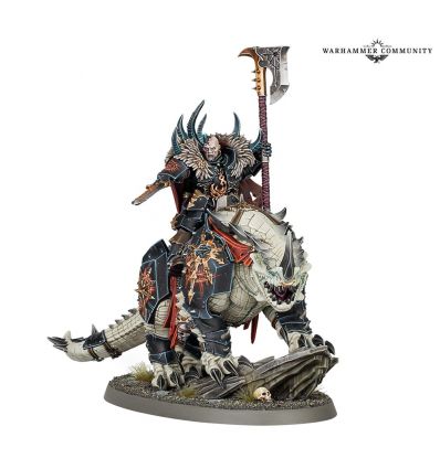 Figurine Seigneur du Chaos sur Karkadrak à Warhammer AOS