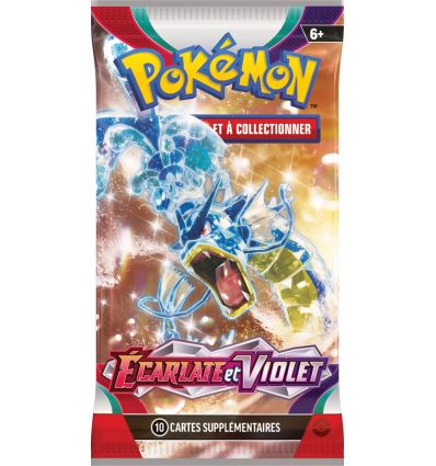 Pokémon - Pack de 3 Boosters Faille Paradoxe Écarlate et Violet