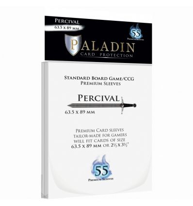 Protèges Cartes - Sleeves - Paladin - Format 63.5 x 89mm - Standard (Percival)