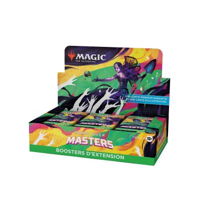 Display - Commander Masters - Boosters D'Extension 24 Boosters