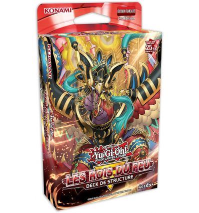 YU-GI-OH! - DECK DE STRUCTURE DE RÉIMPRESSION LES ROIS DU FEU