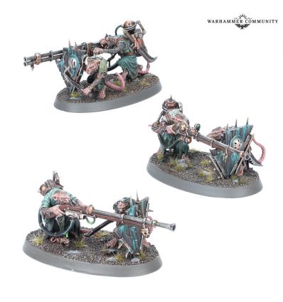 Warhammer AOS - Skaven - JEZZAILS A MALEPIERRE