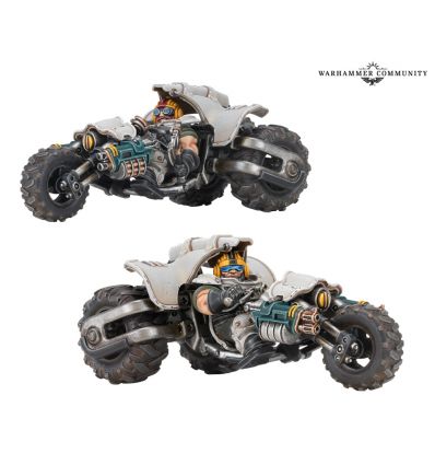 Necromunda- IRONHEAD SQUAT SVENOTAR SCOUT TRIKES