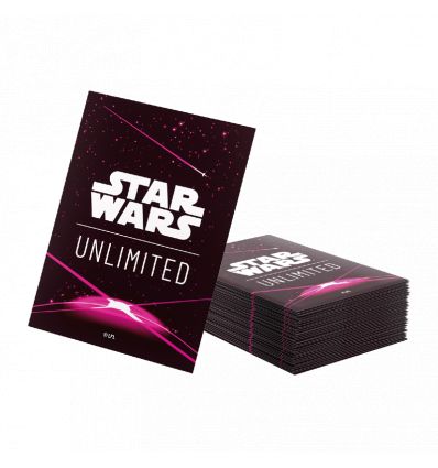 Star Wars Unlimited Sleeves Logo Magenta