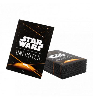 Star Wars Unlimited Sleeves Logo Orange