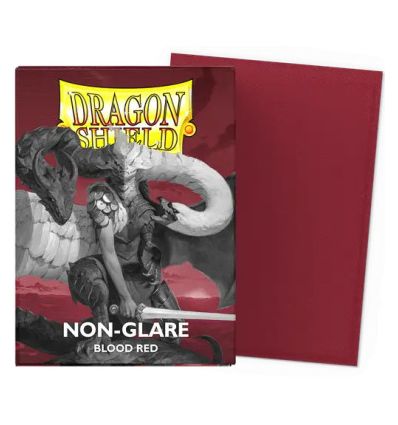 Dragon Shield - Sleeve - Blood Red Non Glare