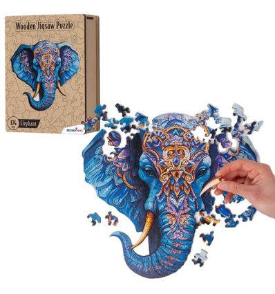 Puzzle En Bois - Elephant