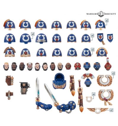Space Marines V10 -  AMELIORATIONS & DECALCOMANIES ULTRAMARINES