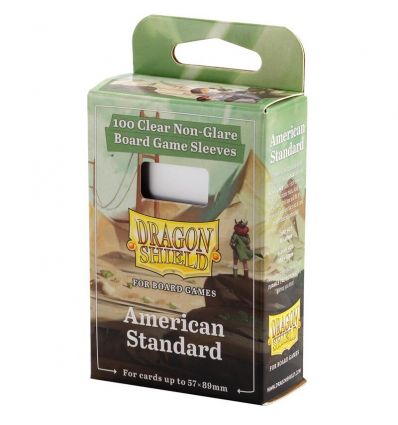 Dragon Shield - Format American Standard 57X89 - Clear Non Glare 