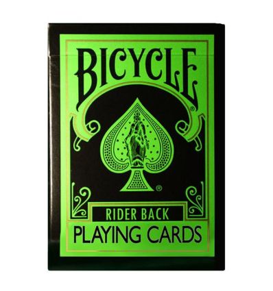 Bicycle Vert Et Noir 