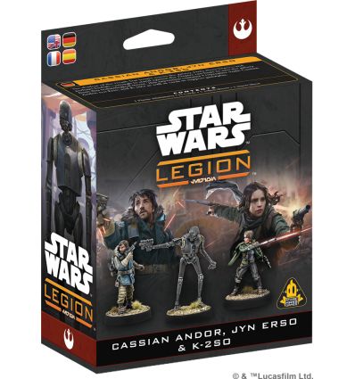 Star Wars Legion V2 -  Cassian Andor, Jyn Erso & K-2SO