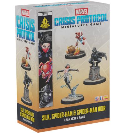 Marvel Crisis Protocol - Silk Spider Ham & Spider Man Noir