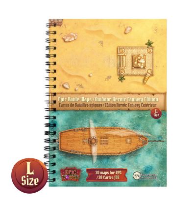Cartes De Batailles Epiques - Heroic Fantasy Extérieurs - Taille L