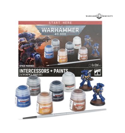 Warhammer 40000 V11 - SPACE MARINES PAINT 