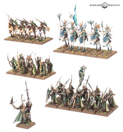 The Old World V2 - WOOD ELF REALMS: BATTLE MARCH ARMY