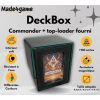 Made4Game - Deckbox Commander L 100 Noir/vert