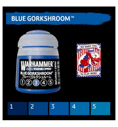Warhammer Tone Pro -  BLUE GORKSHROOM 2 12ML ROW