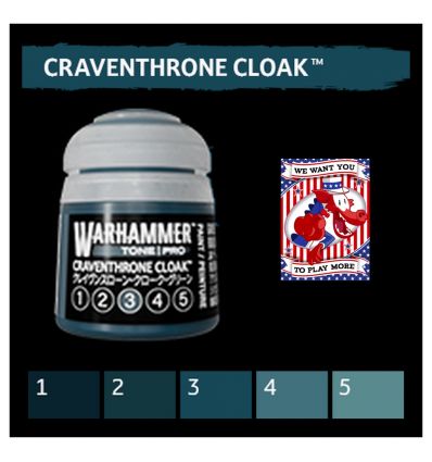 Warhammer Tone Pro -  CRAVENTHRONE CLOAK 2 12ML ROW