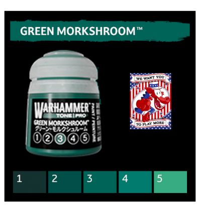 Warhammer Tone Pro -  GREEN MORKSHROOM 2 12ML ROW