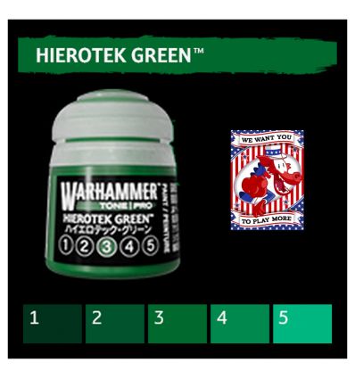 Warhammer Tone Pro -  HIEROTEK GREEN 5 12ML ROW
