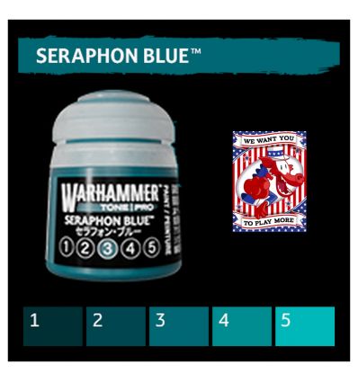Warhammer Tone Pro -  SERAPHON BLUE 1 12ML ROW
