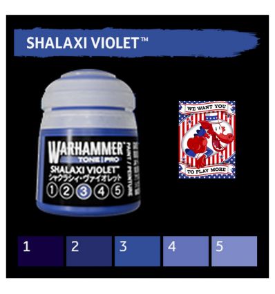 Warhammer Tone Pro -  SHALAXI VIOLET 5 12ML ROW