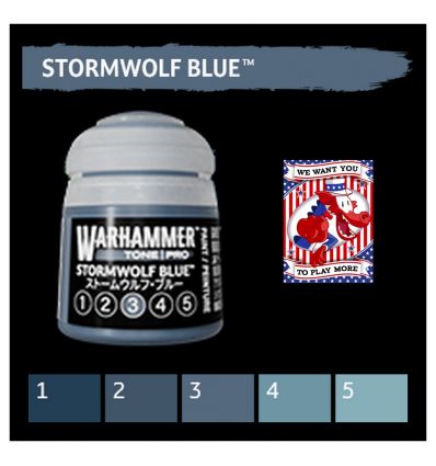 Warhammer Tone Pro -  STORMWOLF BLUE 1 12ML ROW