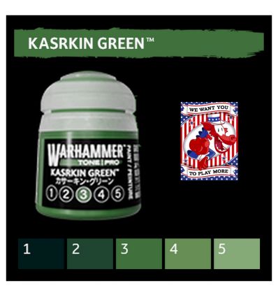 Warhammer Tone Pro -  KASRKIN GREEN 5 