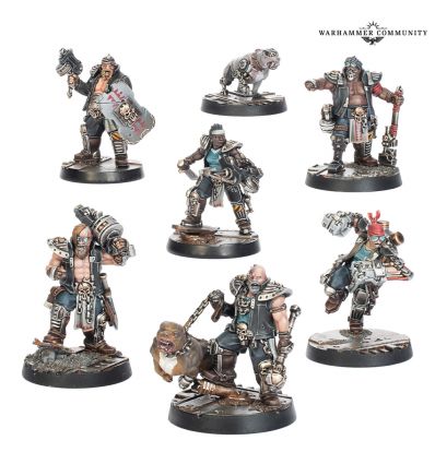 Necromunda V2 -  ORLOCK ROAD SERGEANTS & CYBER-MASTIFFS