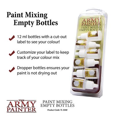 [Army Painter] Paint Mixing Empty Bottles